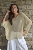 Conrad Grunge Loose Cotton Knit Oat